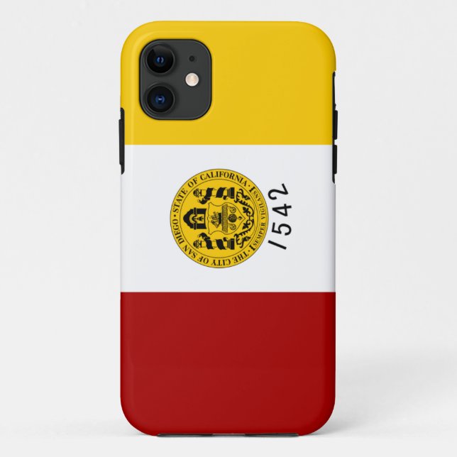 San Diego Flag Case-Mate iPhone Case (Back)