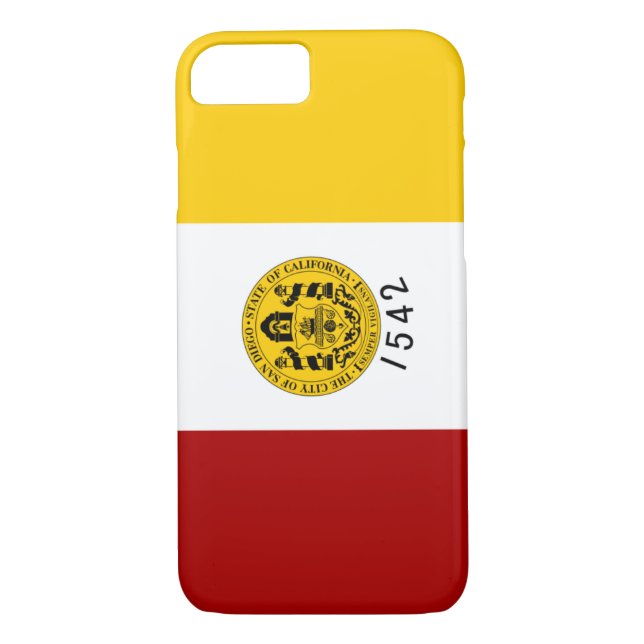 San Diego Flag Case-Mate iPhone Case (Back)