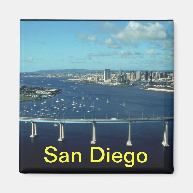 san diego fridge magnet (Front)