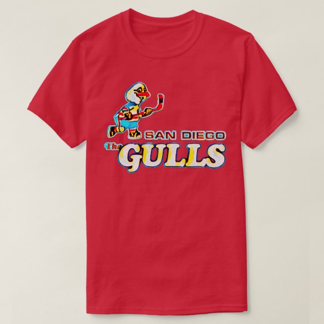 San Diego Gulls Hockey T-Shirt (Design Front)