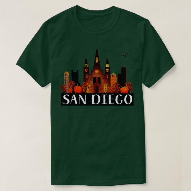 San Diego Halloween T-Shirt (Design Front)