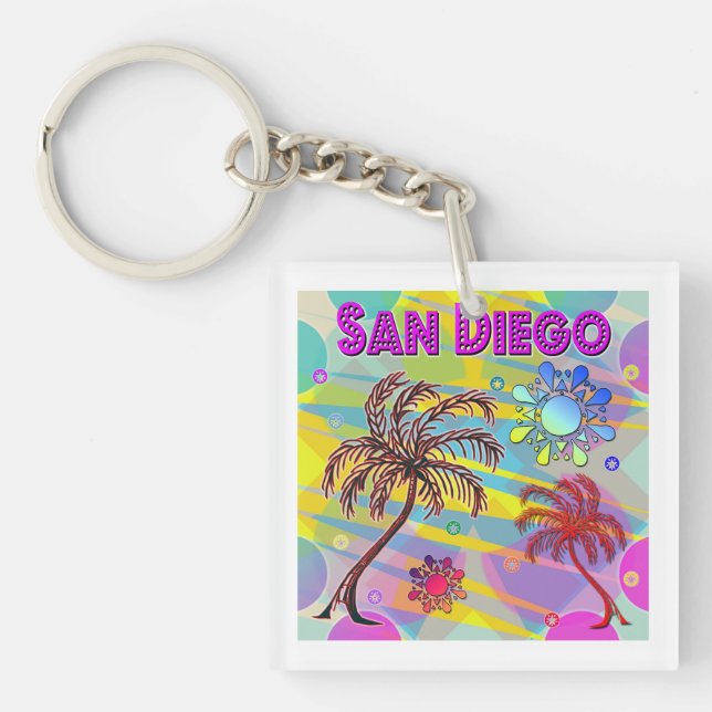 San Diego Happy and Hope Keychain (Front)