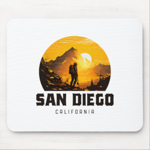 San Diego Hiking Outdoors Souvenir Mouse Mat