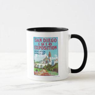 San Diego International Exposition Poster Mug