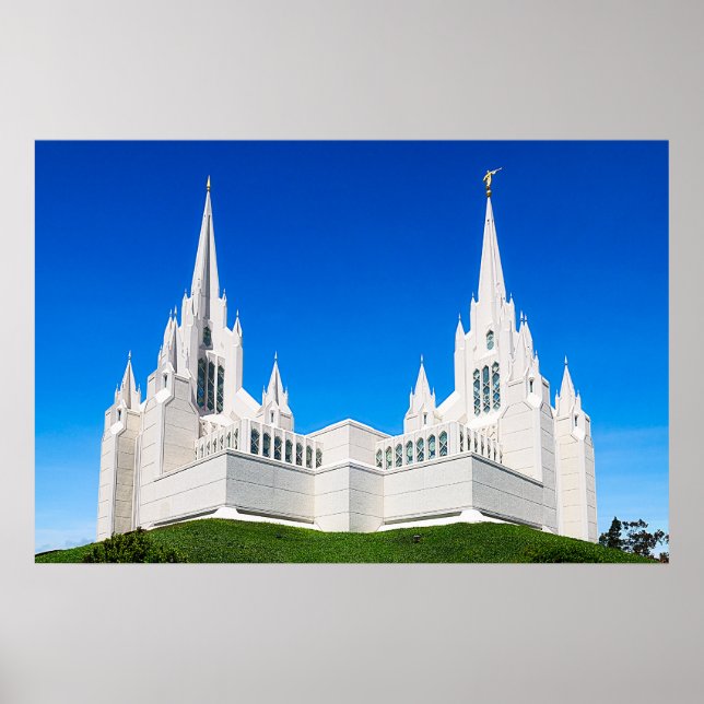 San Diego LDS Temple Poster (Front)