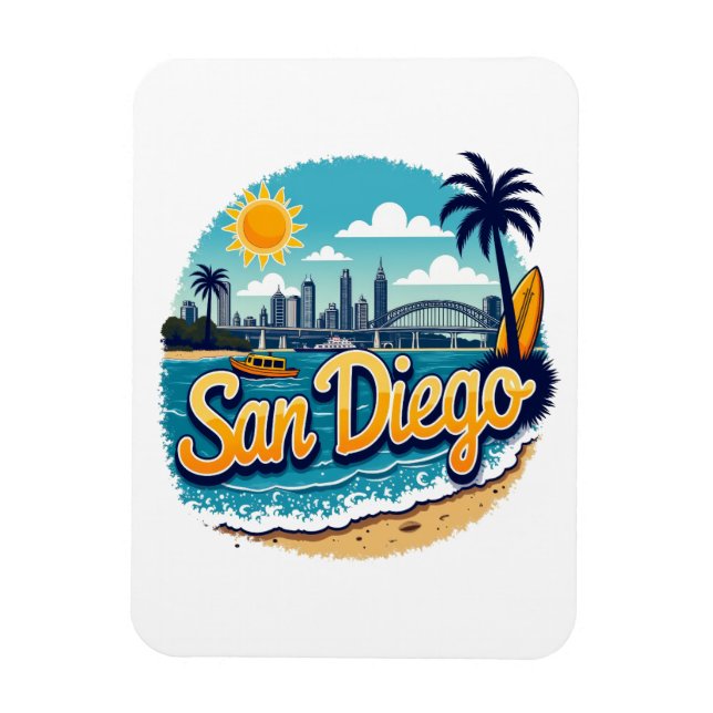 San Diego Magnet (Vertical)
