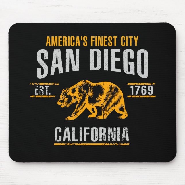 San Diego Mouse Mat (Front)