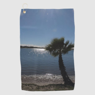 San Diego Palm Tree Golf Towel