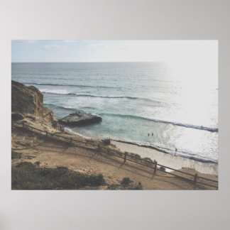 San Diego Photo Torrey Pines Beach Large Print