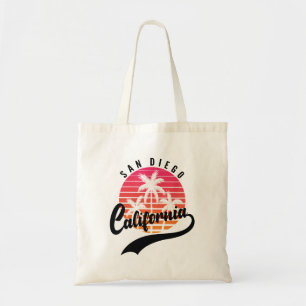 San Diego Retro Sunset Tote Bag
