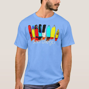 San Diego Retro Surfboards Men, Women, Kids T-Shirt