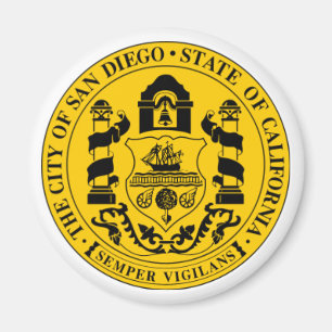 San Diego Seal Magnet
