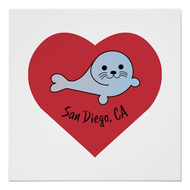 San Diego Seal Poster (Front)