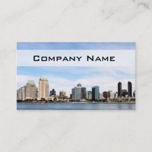 San Diego Skyline Business Card
