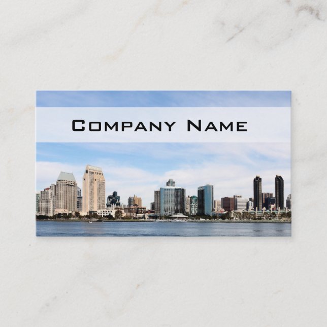San Diego Skyline Business Card (Front)