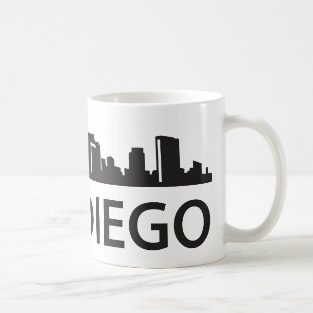 San Diego Skyline Coffee Mug (Right)
