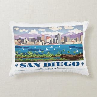 San Diego Skyline Decorative Cushion