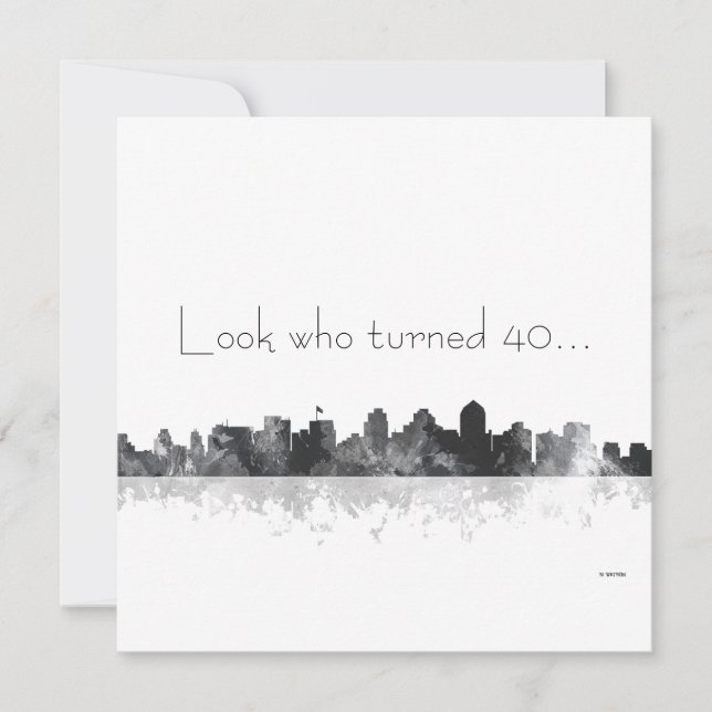 SAN DIEGO SKYLINE - Invitation (Front)