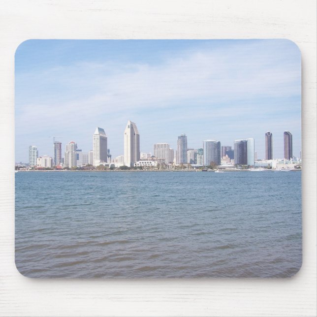 San Diego Skyline Mouse Mat (Front)