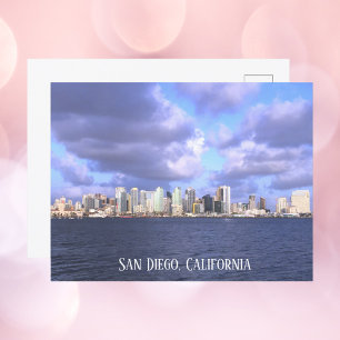 San Diego Skyline Photograph Personalise Postcard