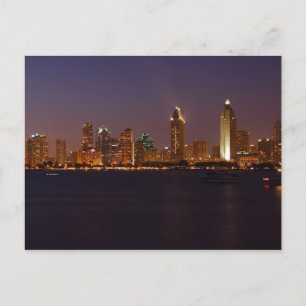 San Diego Skyline Postcard