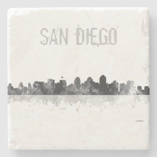SAN DIEGO SKYLINE - Stone Drinks Coaster