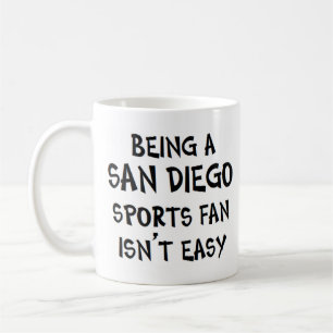 san diego sports fan, being coffee mug