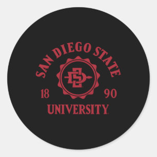 San Diego State Aztecs Stamp Classic Round Sticker
