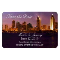 San Diego style save the date