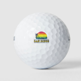 San Diego Summer City Shirts Golf Balls