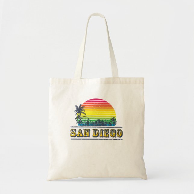 San Diego Summer City Shirts Tote Bag (Front)