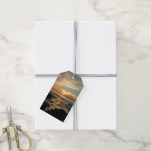 San Diego Sunset I California Seascape Gift Tags