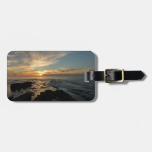 San Diego Sunset I California Seascape Luggage Tag