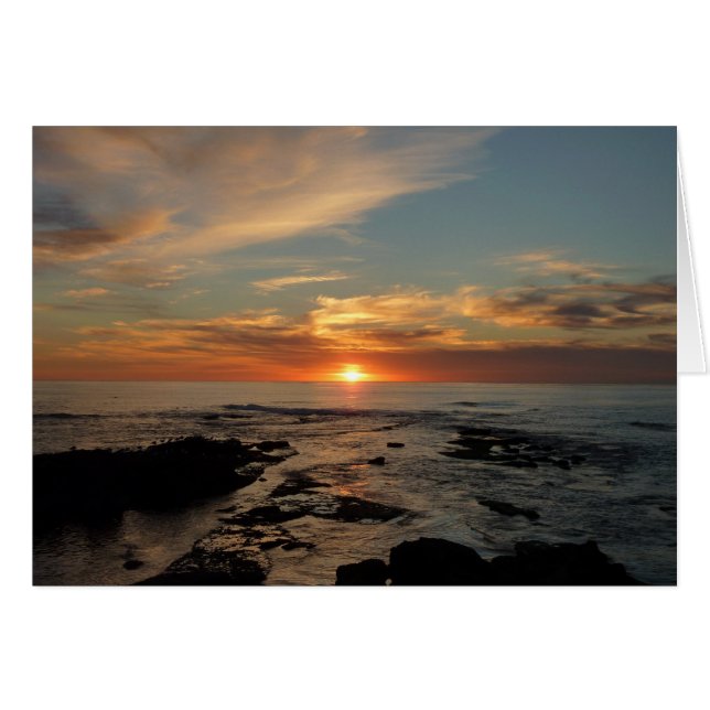 San Diego Sunset II California Seascape (Front Horizontal)