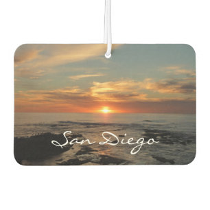 San Diego Sunset II California Seascape Car Air Freshener