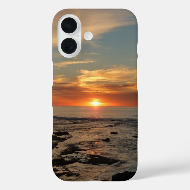 San Diego Sunset II California Seascape Case-Mate iPhone Case (Back)
