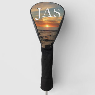 San Diego Sunset II California Seascape Golf Head Cover