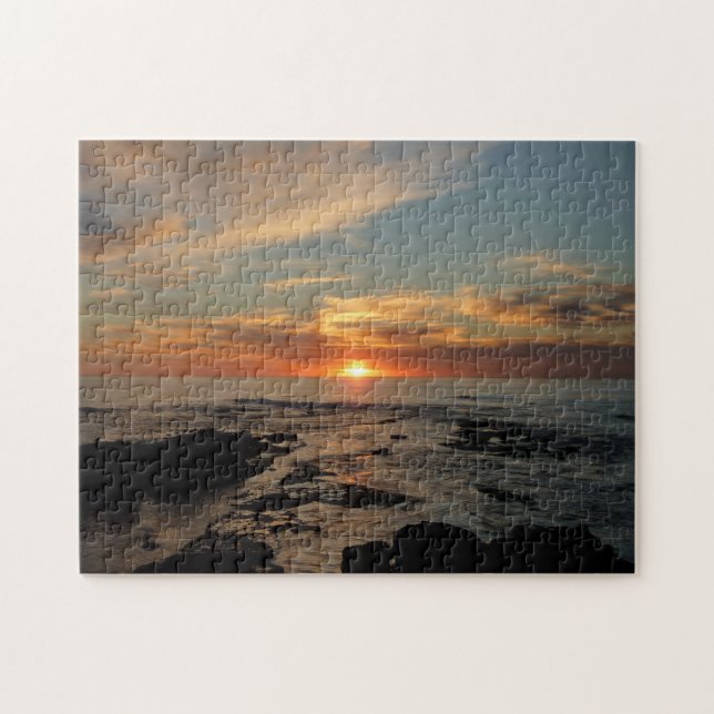 San Diego Sunset II California Seascape Jigsaw Puzzle (Horizontal)