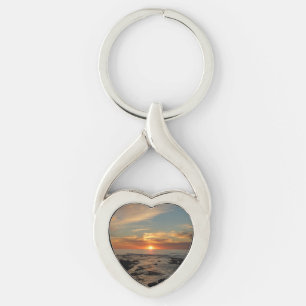 San Diego Sunset II California Seascape Key Ring
