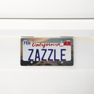 San Diego Sunset II California Seascape Licence Plate Frame