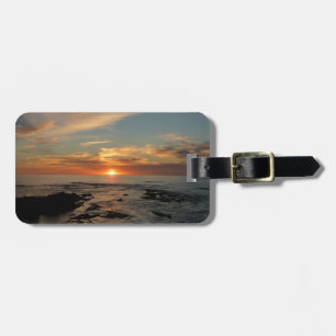 San Diego Sunset II California Seascape Luggage Tag