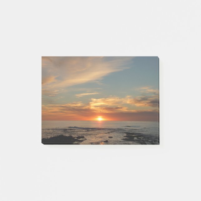 San Diego Sunset II California Seascape Post-it Notes (Front)