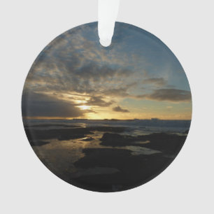 San Diego Sunset III Stunning California Landscape Ornament