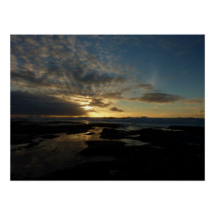 San Diego Sunset III Stunning California Landscape Poster