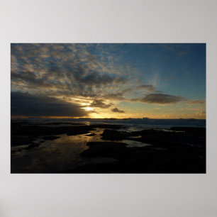 San Diego Sunset III Stunning California Landscape Poster