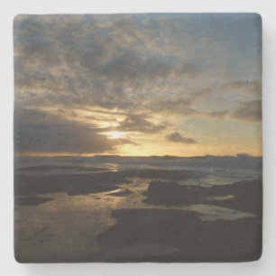 San Diego Sunset III Stunning California Landscape Stone Coaster