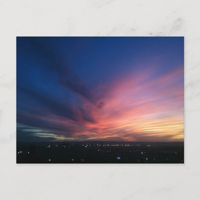 San Diego Sunset Postcard (Front)
