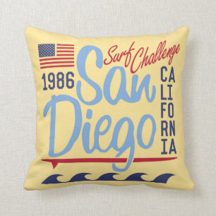 San Diego Surf Challenge 1986 Cushion