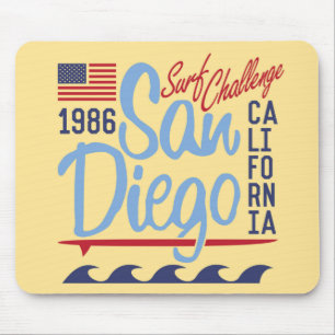 San Diego Surf Challenge 1986 Mouse Mat