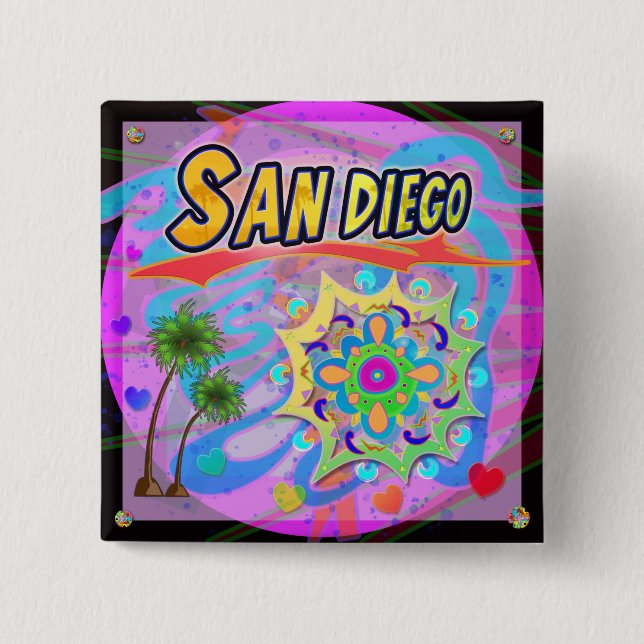 San Diego True Progress Button (Front)
